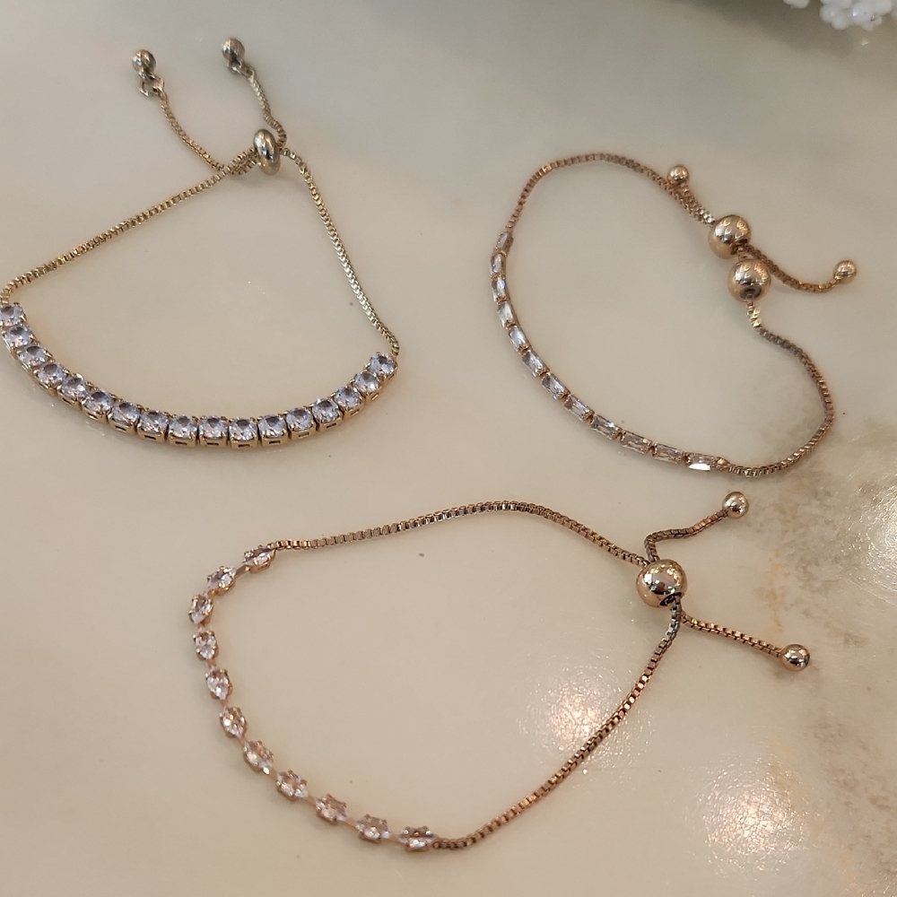 Elegant Gold and Silver Women's Bracelet Set